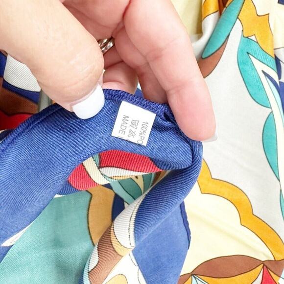 2/$24 NEW Beach Coverup Body Wrap Large Blanket Head Scarf Abstract Printed - Picture 12 of 13